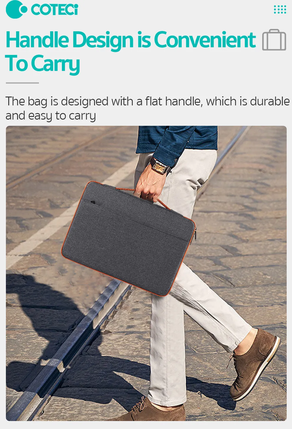 COTECi Laptoptasche 14027 – Wasserdichte Hülle für 14–16 Zoll Laptops | Techmann